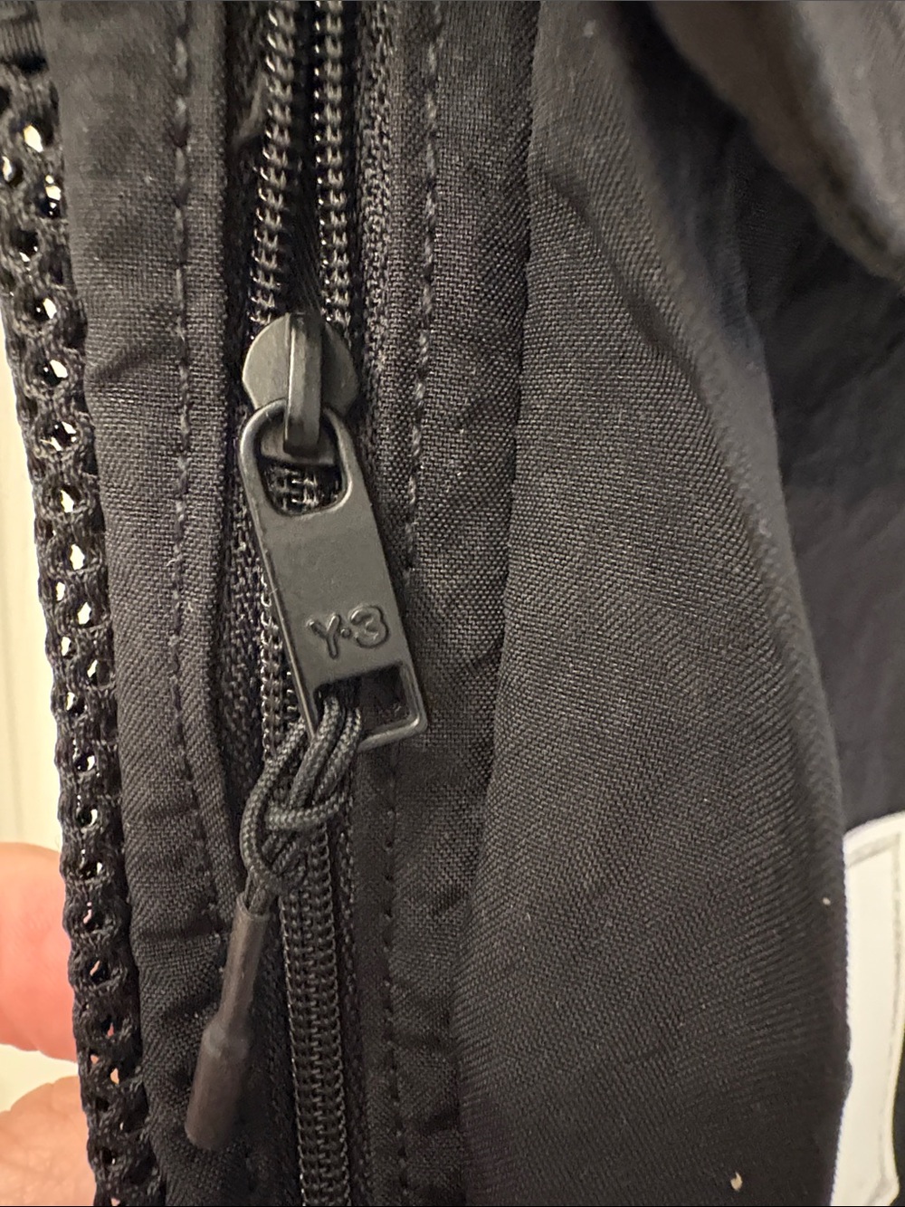 Y-3 Yohji Yamamoto Adidas Black Crinkle Nylon  Crossbody Pouch, Unizex techware - Picture 5 of 11